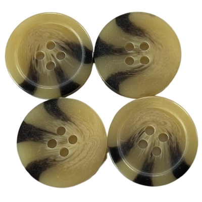 Rand 34L 4 van de de Knopen Geel Kleur van de Gaten Plastic Laag vals de hoorneffect