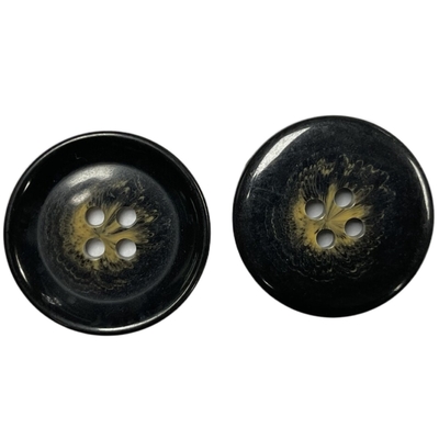 40L 4 Knoop van de Gaten de Semi Glanzende Imitatiehoorn met Rim Black Color