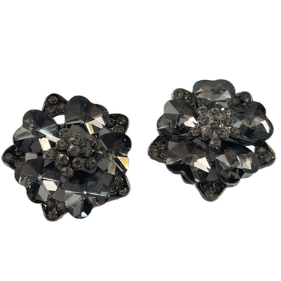 40L de buitensporige Knopen 2.3g van de Metaalsteel met Faux Crystal Use Plastic Flower Buttons