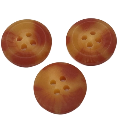 Rood en Geel 4 Gat 18mm Knopengebruik voor de Sweater van de Jasjelaag