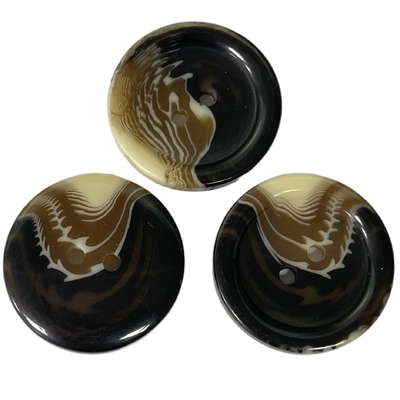 Imitatie de Knopen4holes 25mm Gebruik van de Rots Plastic Laag voor de Sweater van het Laagjasje