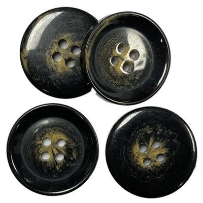 40L 4 Knoop van de Gaten de Semi Glanzende Imitatiehoorn met Rim Black Color