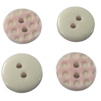 Van de Plastic Harsbuttonstwo van het blouse Speciale Gezicht het Gaten16l Roze Kleur voor het Naaien
