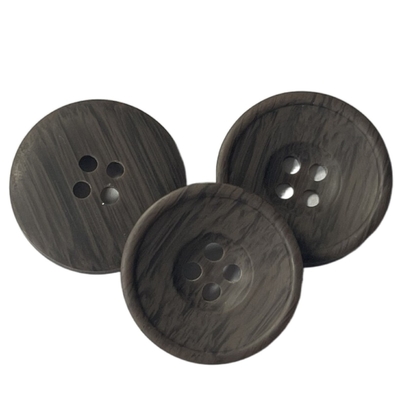 De imitatie Houten Gaten van Polyesterknopen 32L 4 met Weinig Rim For Sewing