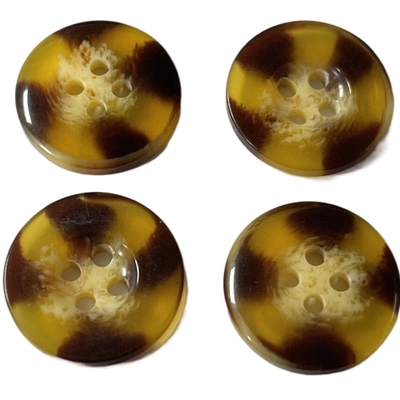 De de Hoornlaag van harsfaux knoopt 20mm Gat 4 dicht van toepassing is voor de Laagsweater van Vrouwen