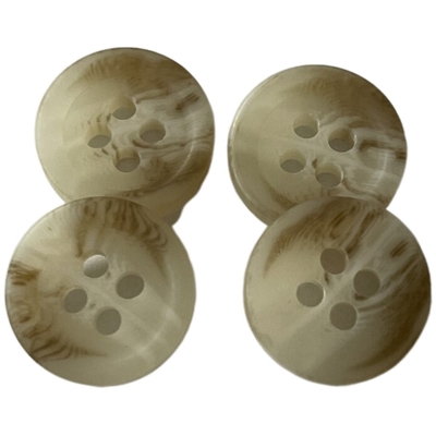 Van de de Laag Plastic Imitatiehoorn van vrouwen Knopen 5/8“ 4 Gatenodm