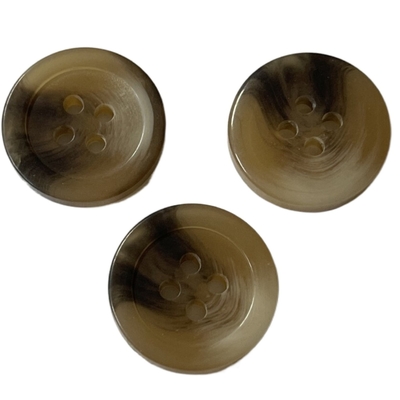 11/16 ODM van“ 4 de Hoornknopen van Gaten Plastic Faux Kleurengebruik voor de Laag van Vrouwen