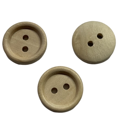 Twee Vriendschappelijke Gebruik van Gaten het Natuurlijke Materiële Knopen 24L Eco bij Luxe het Naaien