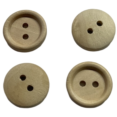 Twee Vriendschappelijke Gebruik van Gaten het Natuurlijke Materiële Knopen 24L Eco bij Luxe het Naaien