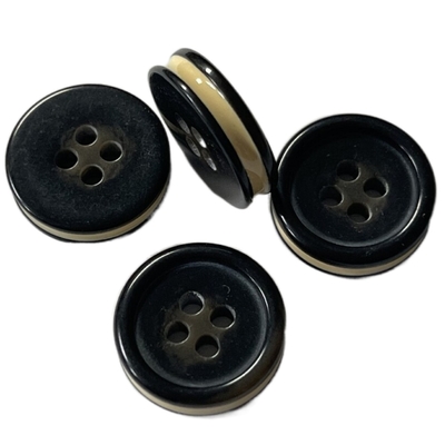 Speciale Rand op Geel de Knopen28l Gebruik van de Kleuren Plastic Laag voor Laagsweater