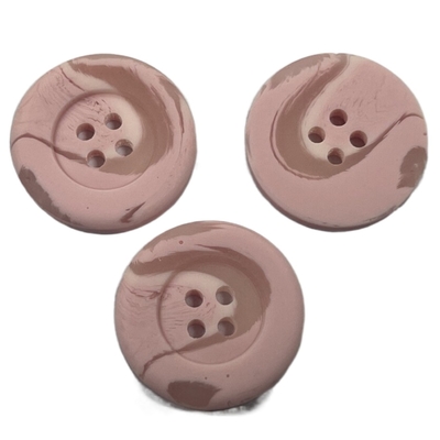 3/4 Gebruik van de“ 4 Knopen Roze Kleur van de Gaten het Plastic Laag voor de Laagsweater van Vrouwen