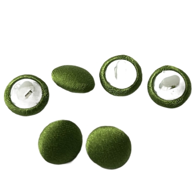 Van de de Laagsweater van vrouwen de Behandelde Knopen Stof met Plastic Steel Groene Kleur 16L