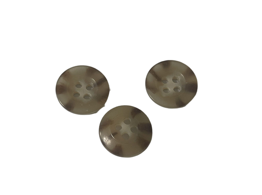 Het beige Gebruik van Ureumknopen op Overhemd 12mm van de Brandweerman Eenvormig Kleding Grootte