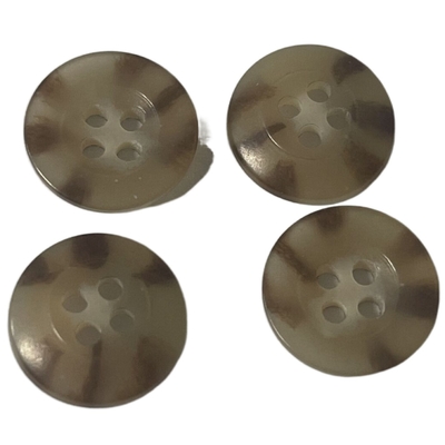Beige Kleur 12mm het Gebruik van Ureumknopen op Overhemd van de Brandweerman het Eenvormige Kleding