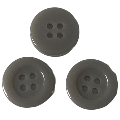 Grey Color Urea Buttons 15mm Gebruik op Brandweerman kleedt Naaiend Overhemd