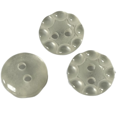 10mm 2 van het de Parel Plastic Overhemd van Gatenfaux Knopengebruik op de Blouses van de Overhemdskleding