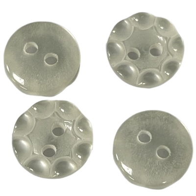 10mm 2 van het de Parel Plastic Overhemd van Gatenfaux Knopengebruik op de Blouses van de Overhemdskleding