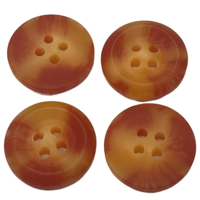 Rood en Geel 4 Gat 18mm Knopengebruik voor de Sweater van de Jasjelaag
