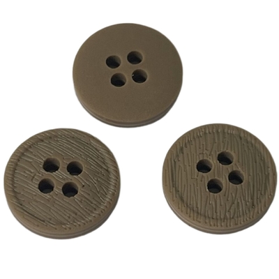 Polyester 3 Lagen 4 Houten de Knopen20l Gebruik van Gatenfaux op Laagjasje