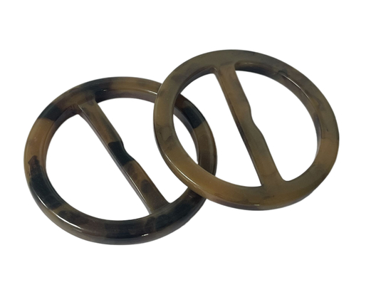 Plastic Gespen 2 Effect 56mm van de Gatenhoorn Gebruik voor de Bovenkleding van de Zaklaag