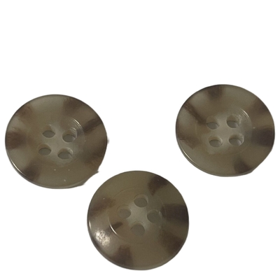 Het beige Gebruik van Ureumknopen op Overhemd 12mm van de Brandweerman Eenvormig Kleding Grootte